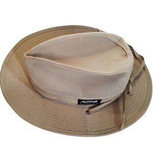 Original Panama Jack Mens XL Beige Mesh Safari Hat Nylon Lightweight Durable Sum